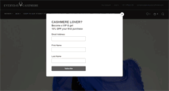 Desktop Screenshot of everydaycashmere.com